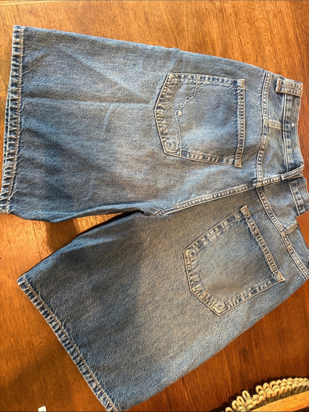 We the free shorts sz 27 Light Blue Relaxed Denim Shorts Montana